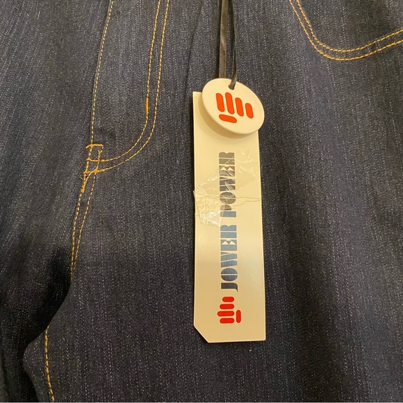 Jower Power 30 Skinny Jeans Womens Straight Leg Dark Wash Denim Pant 14/15 NWT - Picture 12 of 14